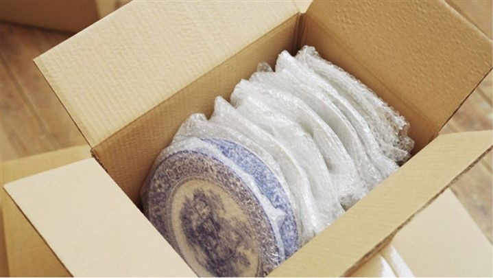 نکته ششم: بسته بندی وسایل آشپزخانه با دقت بالا- جا به جا بار