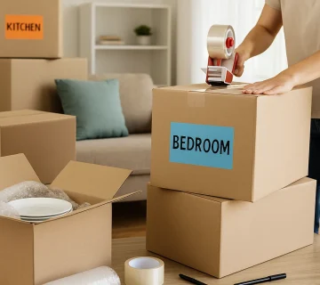 ۱۰ نکته طلایی برای بسته بندی وسایل منزل به سبک حرفه ای- جا به جا بار
