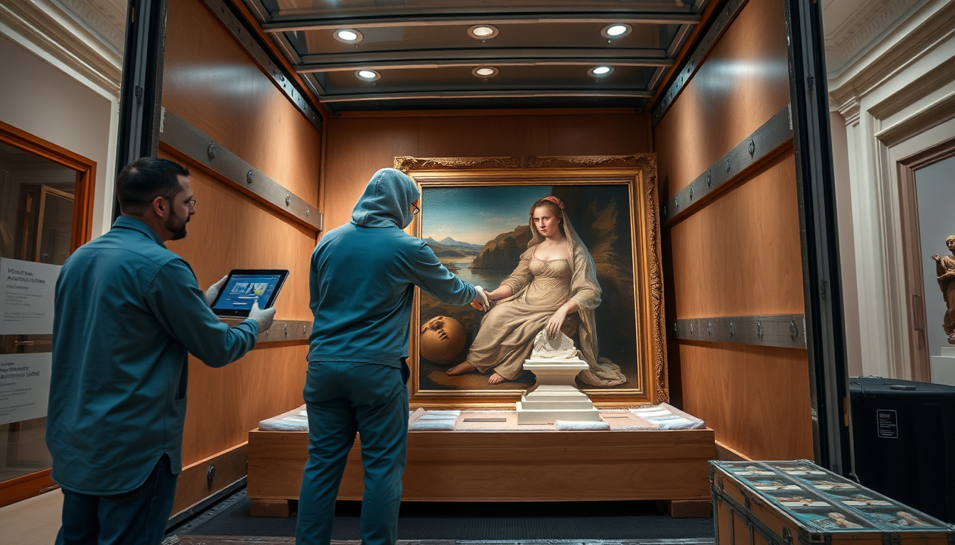 چالش‌ها و راهکارها در جابجایی آثار هنری: محافظت از ارزش‌های فرهنگی در مسیر انتقال - جا به جا بار