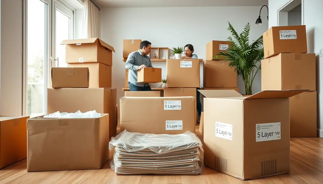 چگونه انتخاب کارتن درست به کاهش هزینههای اثاثکشی کمک میکند؟ - جا به جا بار