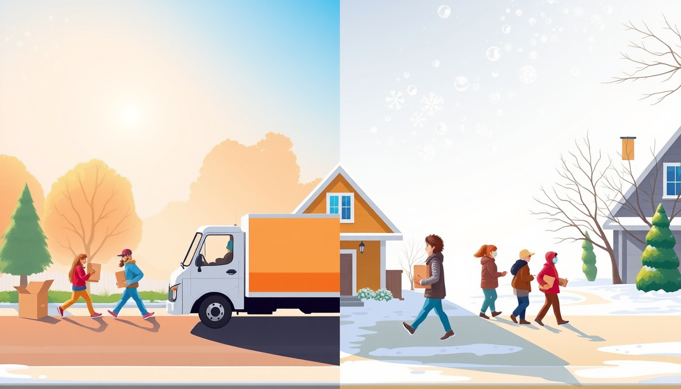 اثاث کشی در زمستان: مزایا و معایب - جا به جا بار