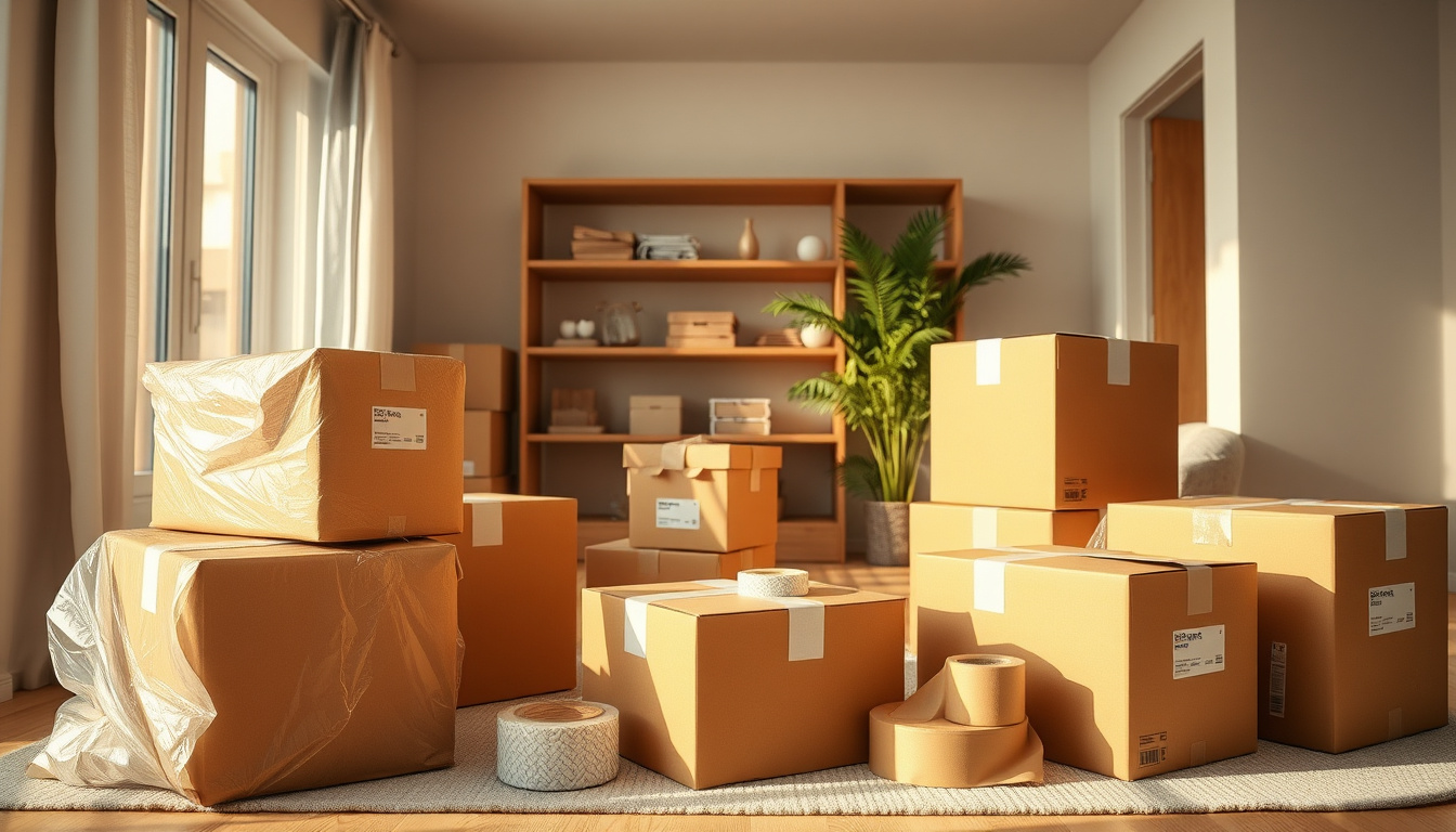 بسته بندی اثاثیه منزل در تهران