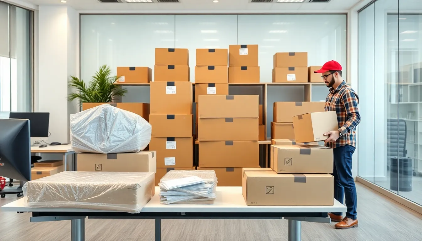 حدمات بسته بندی لوازم اداری استان تهران - جا به جا بار