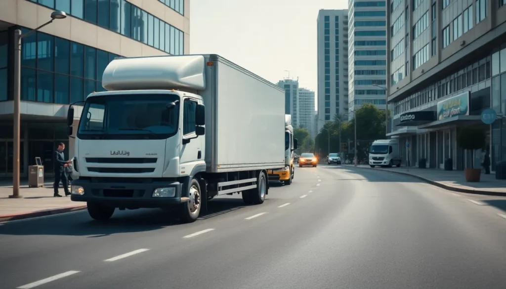 اتوبار در صادقیه - جا به جا بار