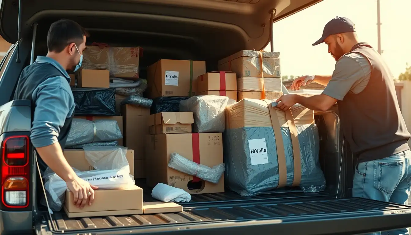 اشتباهات رایج هنگام چیدمان بار در وانت - جا به جا بار